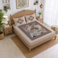CHHAVI INDIA 210 TC Microfiber Printed King Size Bedsheet With 2 Pillow Covers