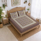 CHHAVI INDIA 210 TC Microfiber Printed King Size Bedsheet With 2 Pillow Covers