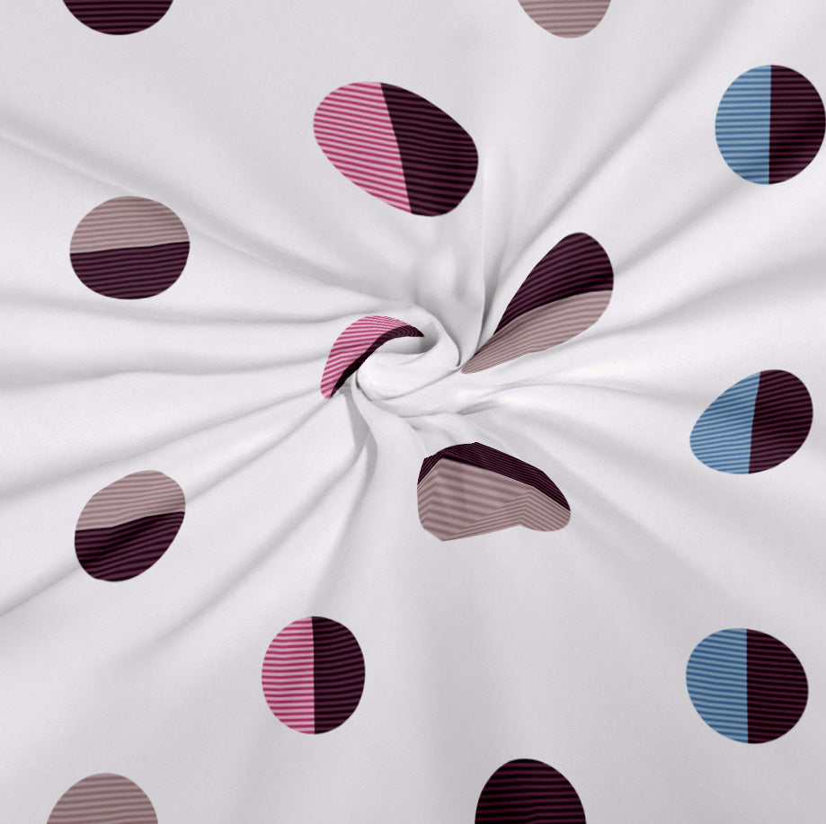 CHHAVI INDIA 210 TC Microfiber Printed King Size Bedsheet With Pillow Covers