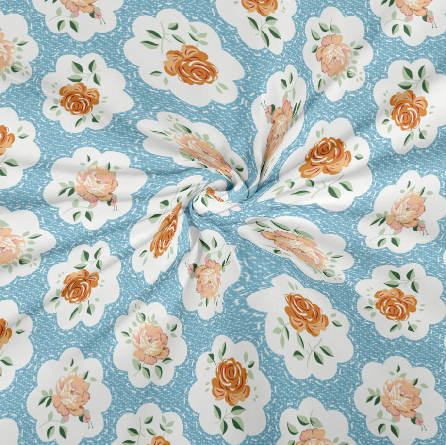 CHHAVI INDIA 210 TC Microfiber Printed King Size Bedsheet With Pillow Covers