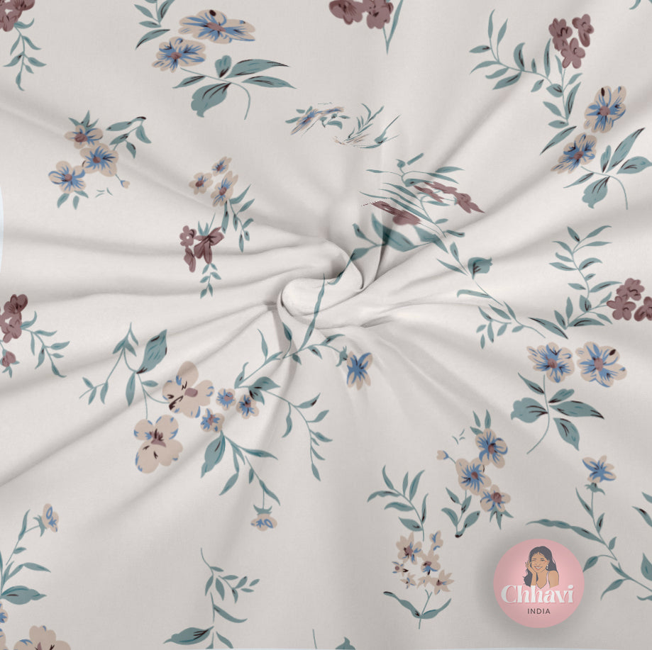 CHHAVI INDIA 210 TC Microfiber Printed Double Bedsheet With 2 Pillow Covers