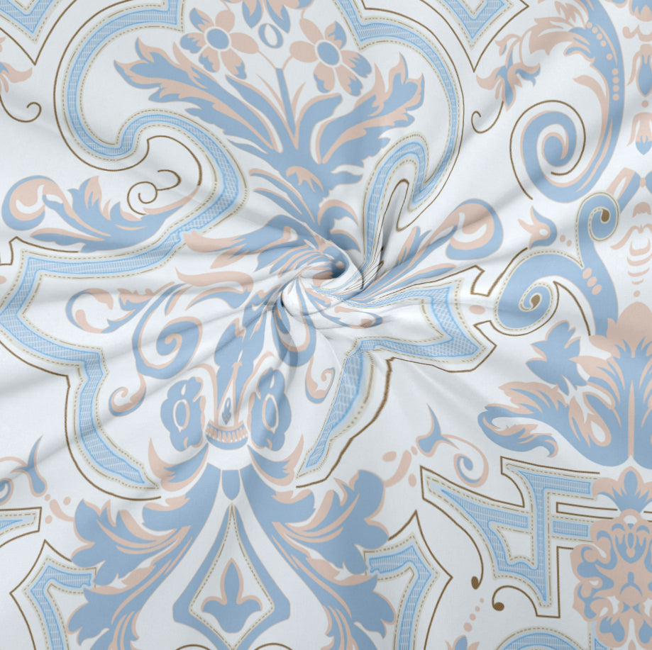 CHHAVI INDIA 210 TC Microfiber Printed King Size Bedsheet With Pillow Covers