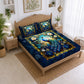 CHHAVI INDIA 210 TC Microfiber Printed King Size Bedsheet With 2 Pillow Covers