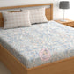CHHAVI INDIA 210 TC Microfiber Printed Double Bedsheet With Pillow Covers