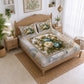 CHHAVI INDIA 210 TC Microfiber Printed King Size Bedsheet With 2 Pillow Covers