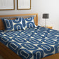 CHHAVI INDIA 210 TC Microfiber Printed Double Bedsheet With Pillow Covers