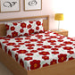 CHHAVI INDIA 210 TC Microfiber Printed Double Bedsheet With Pillow Covers