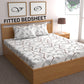 CHHAVI INDIA 210 TC Microfiber Fitted Double Size Printed Bedsheet