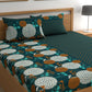 CHHAVI INDIA 210 TC Microfiber Printed Double Bedsheet With Pillow Covers