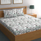 CHHAVI INDIA 210 TC Microfiber Printed Double Bedsheet With Pillow Covers